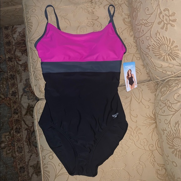Speedo Other - NWT Speedo women’s one piece swim suit sz 12 new